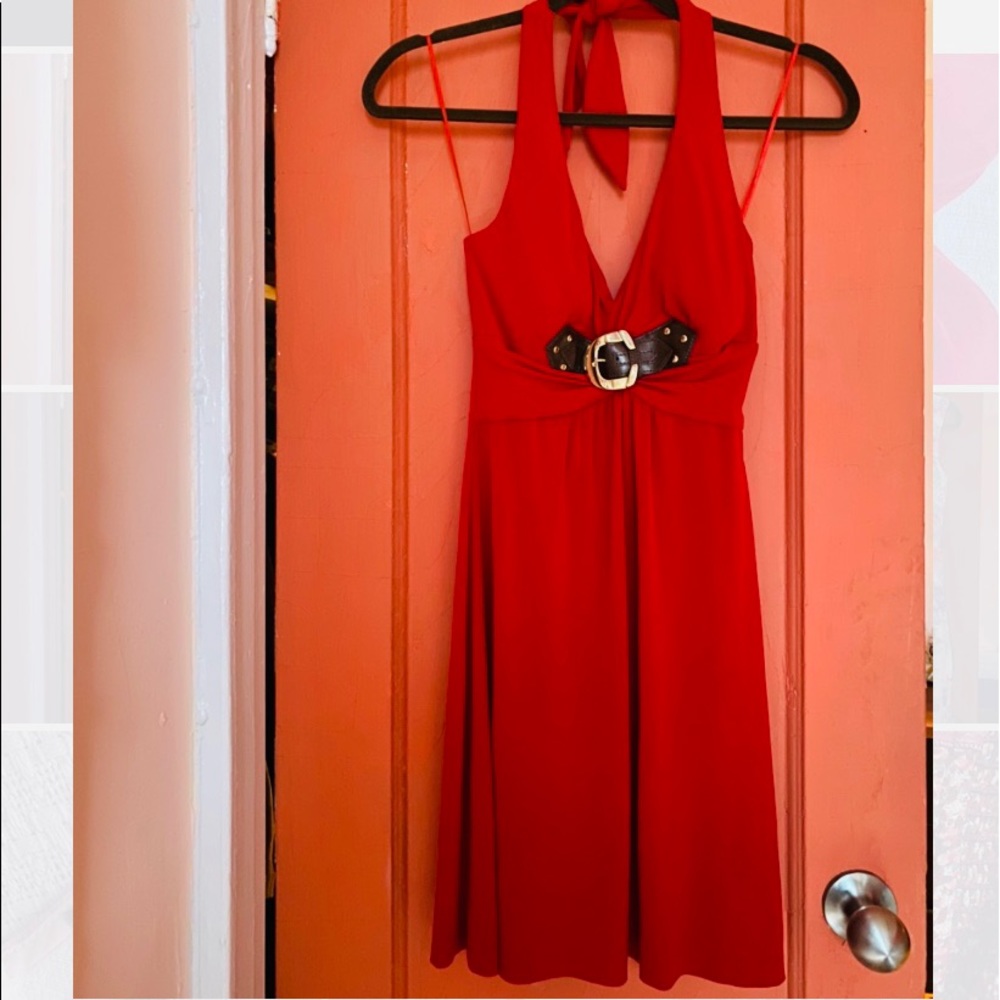 Cache evening red dress